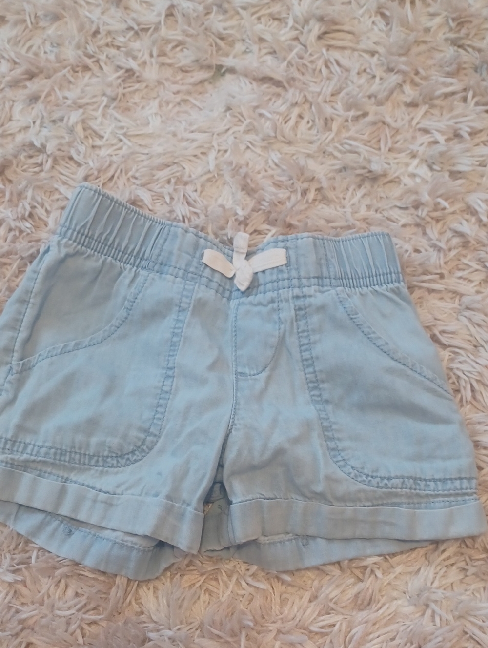 wonder nation Light Blue Girls' Pull-On Shorts